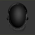 Protective Safety Helmet With Transparent Face Shield And Metal Components