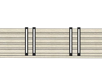 Modern landscape wall landscape wall 3d model