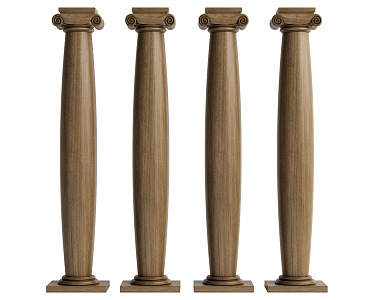 Jane European Columns Roman Columns 3d model