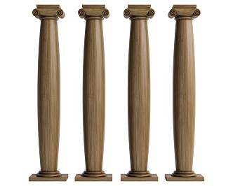 Jane European Columns Roman Columns 3d model