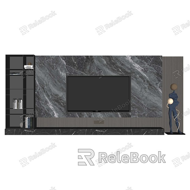 background wall TV background wall model