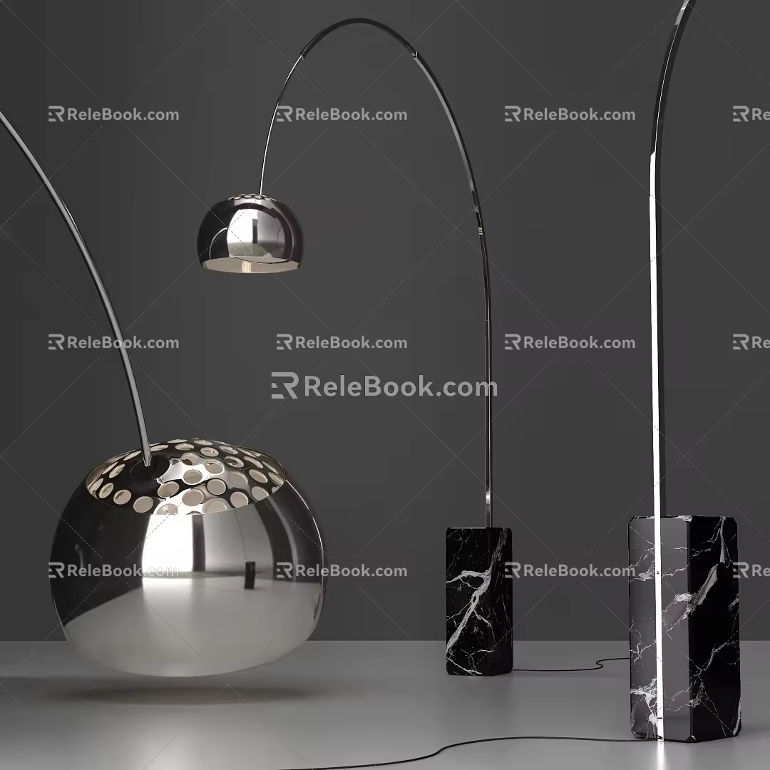 Flos Arco Floor Lamp 3d model