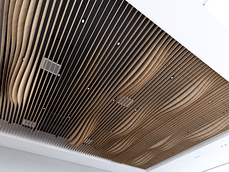 Modern Ceiling Special-shaped Ceiling Grille Ceiling Creative Ceiling 3d model