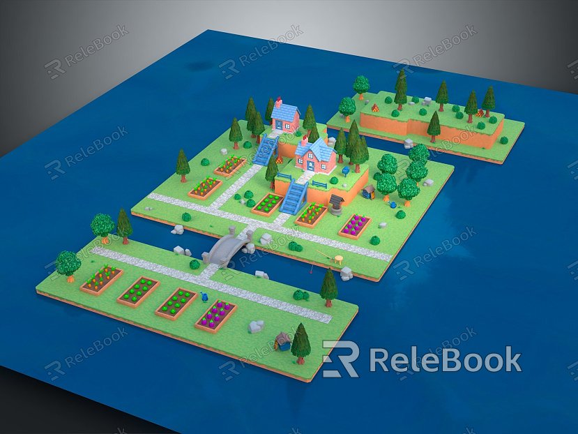 Game Environment Game Scene Fairy Tale Scene Fairy Tale Magic Scene Magic Item Fantasy Scene model