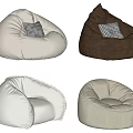 Modern Lazy Sofa Single Sofa 3d model