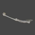 Prehistoric Animal Skeleton Fossil with Complete Anatomical Structure