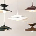 Modern Minimalist Pendant Lights With Contemporary Design And Multiple Color Layered Shades For Home Interior