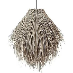 Lampa ILUZZIA wind rattan chandelier 3d model