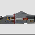 Modern McDonald's Restaurant Building Exterior Featuring Coca Cola Signage And Drive Thru Lane