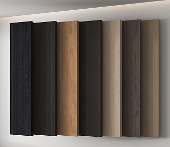 Modern wall panel 3d model