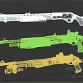 Tactical Shotgun Firearms Long Range Weapon 3d model