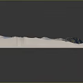 Stunning 3D Landscape Model Featuring Mountains Blue Water And Snowy Glaciers