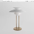 Modern table lamp 3d model