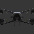 Futuristic Passenger Aircraft Concept With Multiple Engines And Advanced Aerodynamic Design