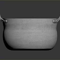 Vintage Aluminum Household Cooking Pot With Sturdy Metal Handles And Riveted Design