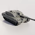 The Challenger 2 Tank 3d model