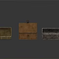 Vintage Decorative Storage Boxes with Brass Wooden and Patterned Metal Designs