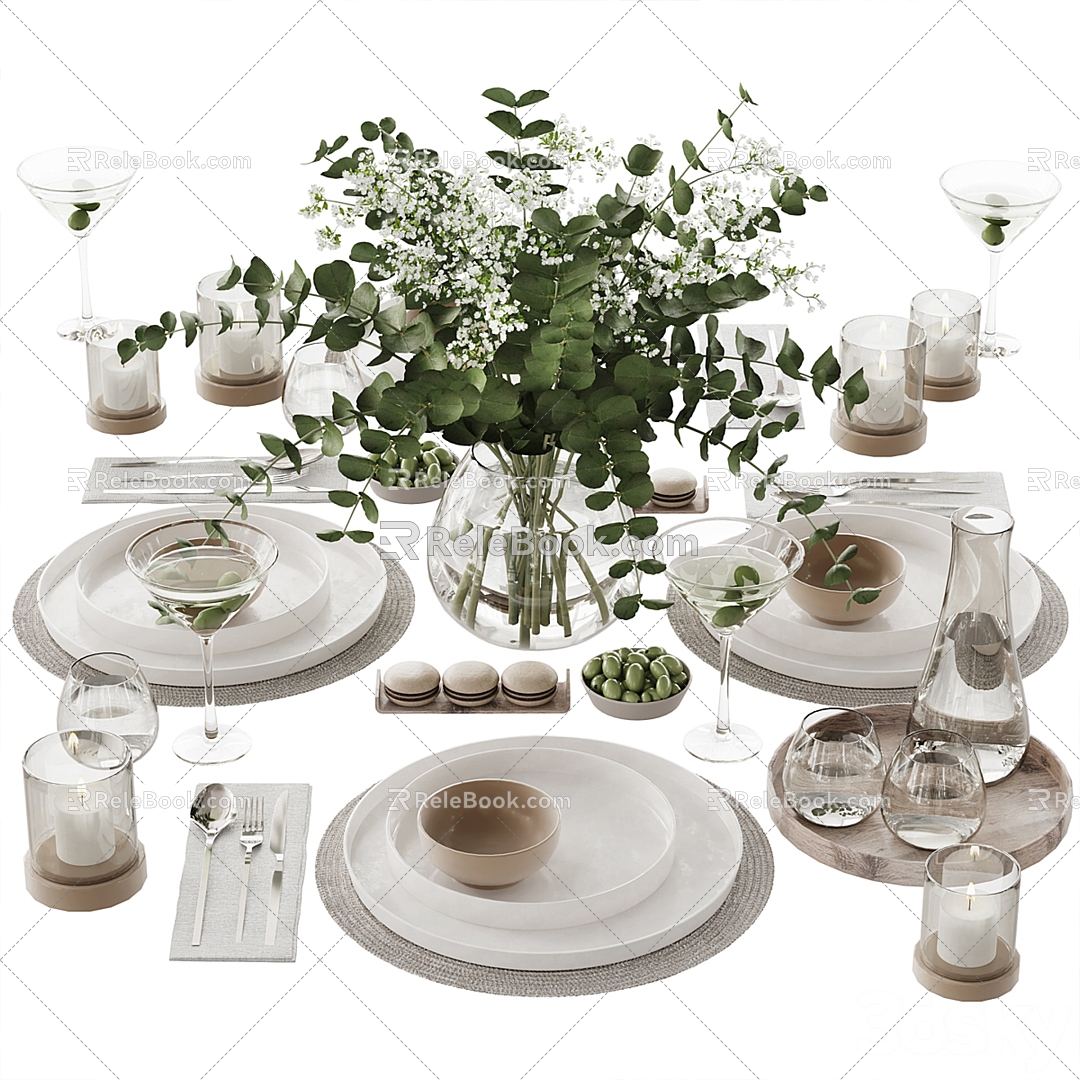 Tableware 3d model