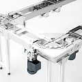 Heavy Duty Stainless Steel Industrial Equipment Frame With Support Legs And Metal Components