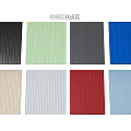 Corrugated Iron Roofing Sheets in Various Colors for Building Construction Projects 3d model