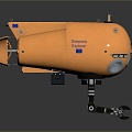 Modern Submarine Submarine Science Fiction Submarine Science Fiction Submarine 3d model