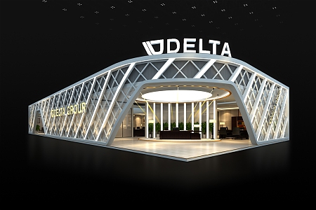 DELTA Furniture Building Materials Exhibition Array Exhibition Booth Model 3d model