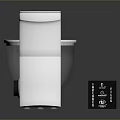 White Mixer With Transparent Bowl And Modern Design For Kitchen Use