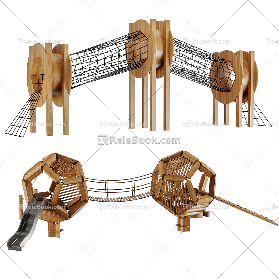 Outdoor amusement facilities Modern amusement facilities 3d model