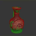 Traditional Handcrafted Terracotta Vase Sculpture With Intricate Carved Floral Design
