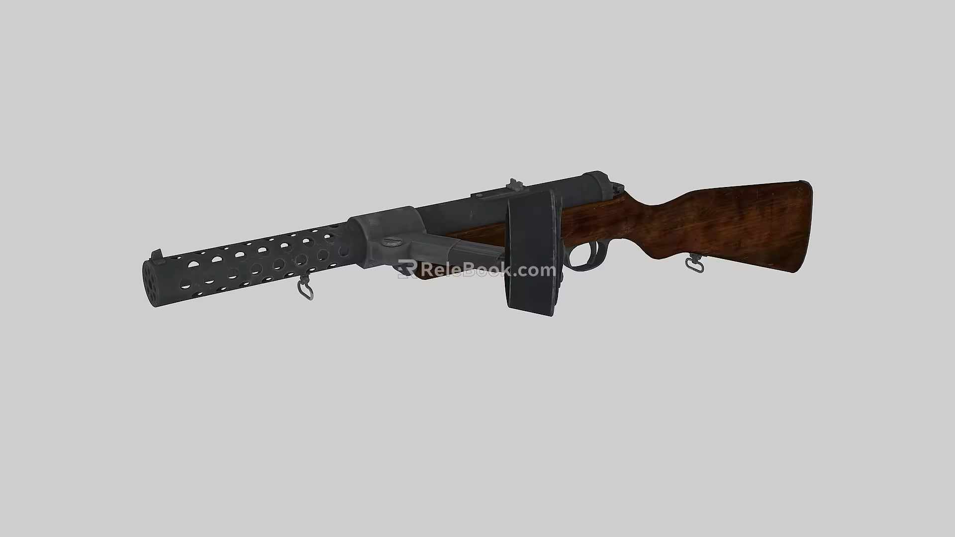 The next generation of anti-Japanese war mp18 submachine gun 3d model