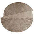 Modern Shape Carpet Round Carpet 3d model