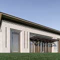 Modern Sales Office Building Simple Sales Department Club 3d model