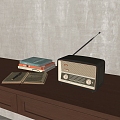 Retro Radio 3d model