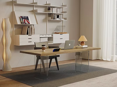 modern desk chair 3d model