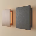 Modern Wall Lamps with Wooden and Black Design Mounted on Wall with Warm Light