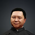 Yu Qian Deyun's cross talk actor realism restores funny and bound animation 3d model