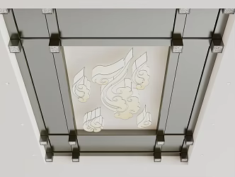 New Chinese Ceiling 3d model