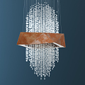 Crystal chandelier 3d model