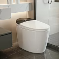 Modern toilet 3d model