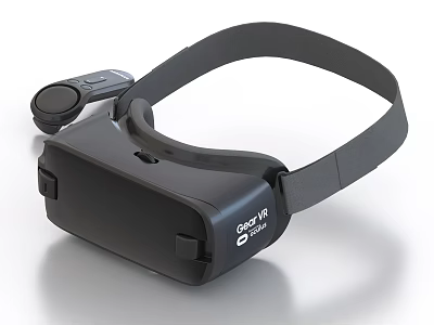 Gear VR Virtual Reality Headset For Immersive Computer Entertainment And Gaming 3d model