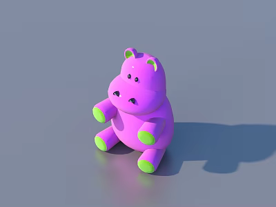 Cartoon toy animal doll 3d model Cartoon toy animal doll 3d model