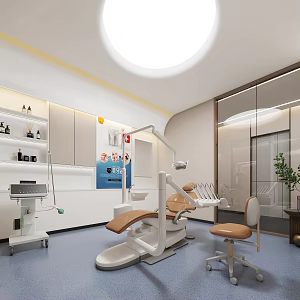 Dental consulting room Modern consulting room 3d model