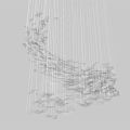 Modern crystal chandelier chandelier 3d model