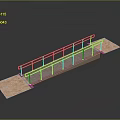Steps Stone Carving Building Outdoor Goods Realistic Model Cartoon Model PBR Model 3d model