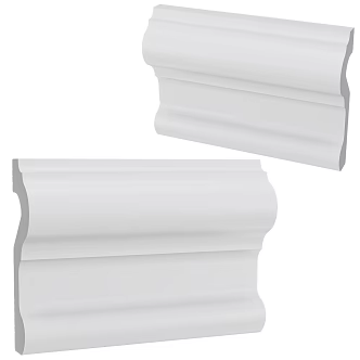 White plaster line 18w 3d model