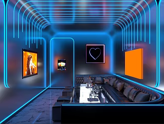 KTV Bar KTV Box KTV Room 3d model