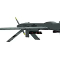 Advanced Smart Military Drone With Payload And Mission Capabilities 3d model
