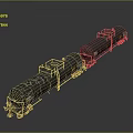 Industrial Equipment Heavy Duty Tank Cars With Connected Metal Bodies And Freight Wheels