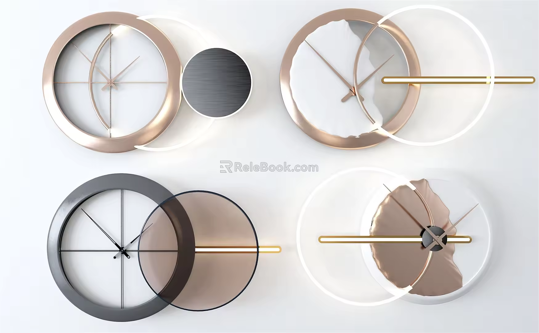 Modern Clock 3d model
