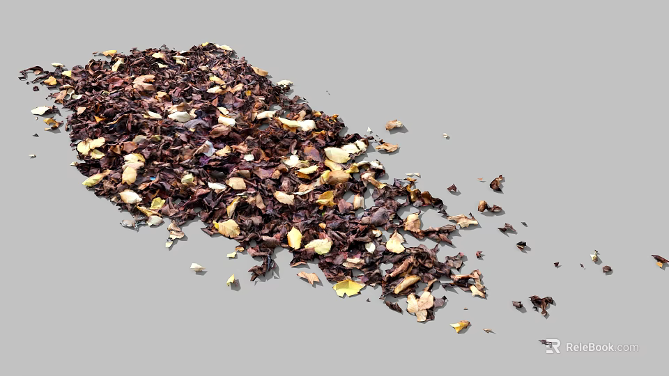 Colorful Dried Petals And Leaves Mix For Household Decor Supplies 3d model 